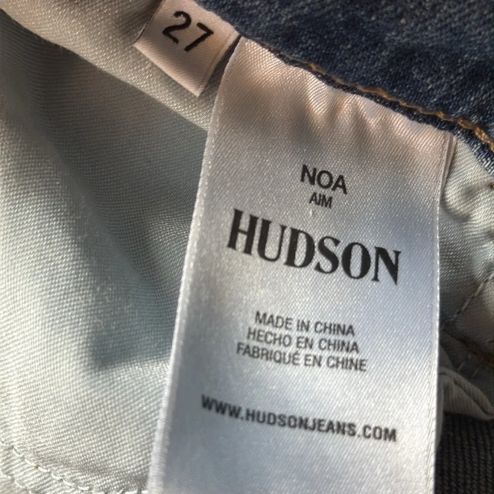 Hudson Jeans NOA Blue Straight Leg Denim, size 27